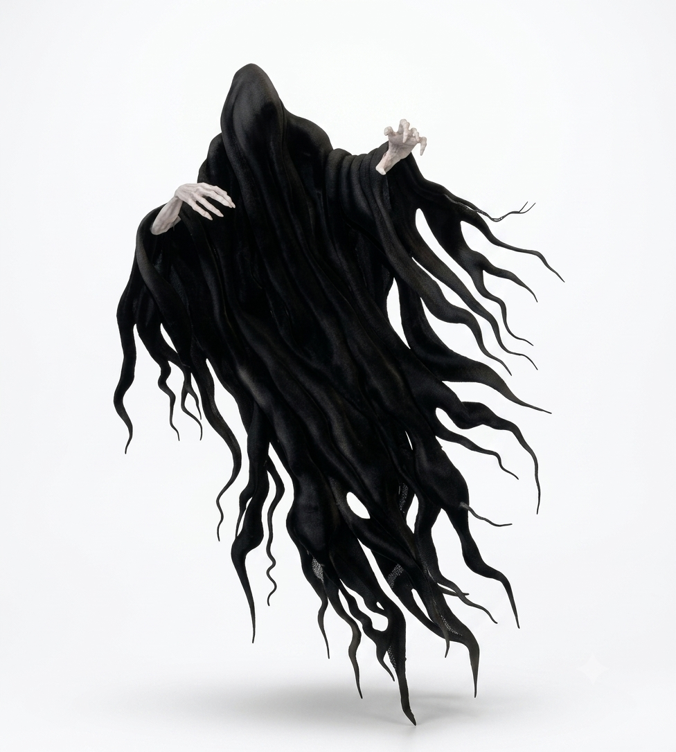 Harry Potter Dementor Floating Desk Sculpture | Deluxe Azkaban Wraith Collectible Display