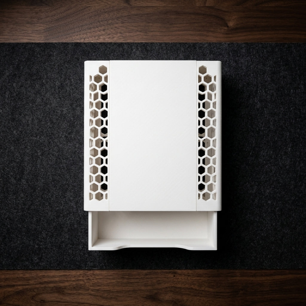 Under Desk Storage Drawer - angle image