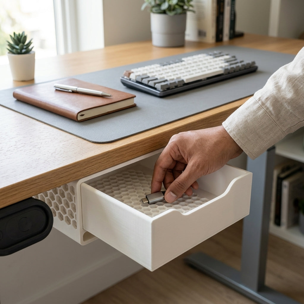 Under Desk Storage Drawer - lifestyle image