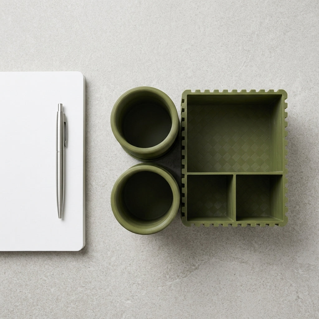 Multi-Compartment Desk Organizer - angle image