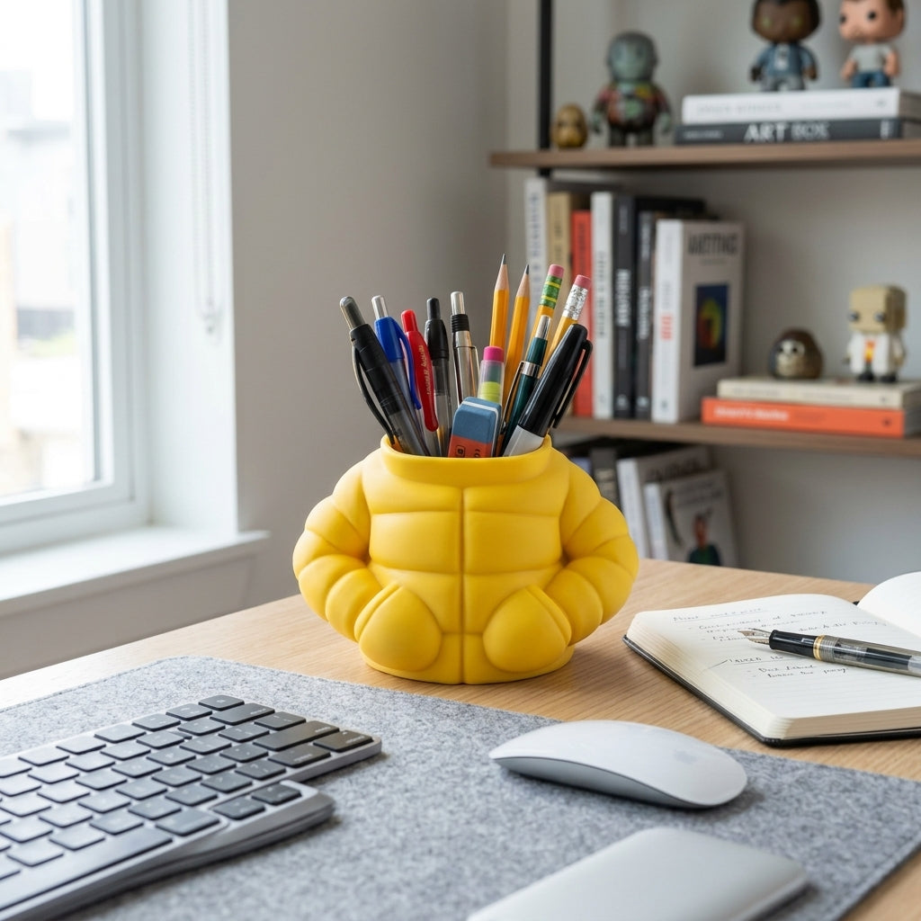 Quilted Pen Holder - lifestyle image