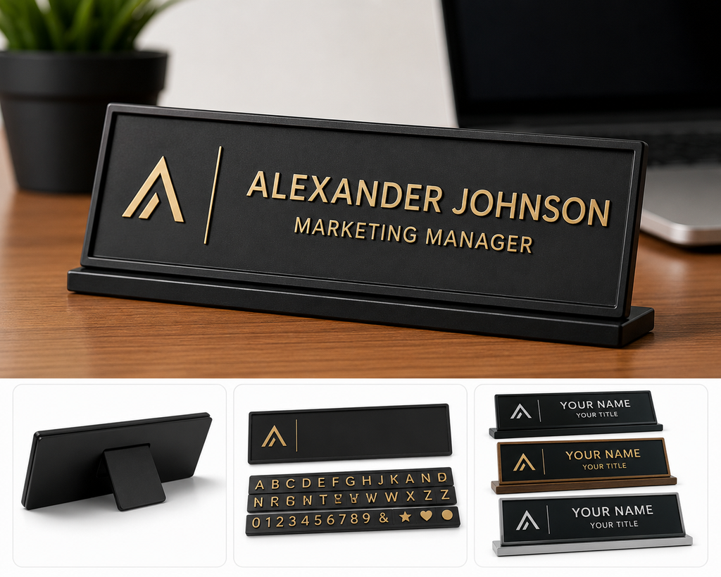 Custom Desk Name Plate - main product image