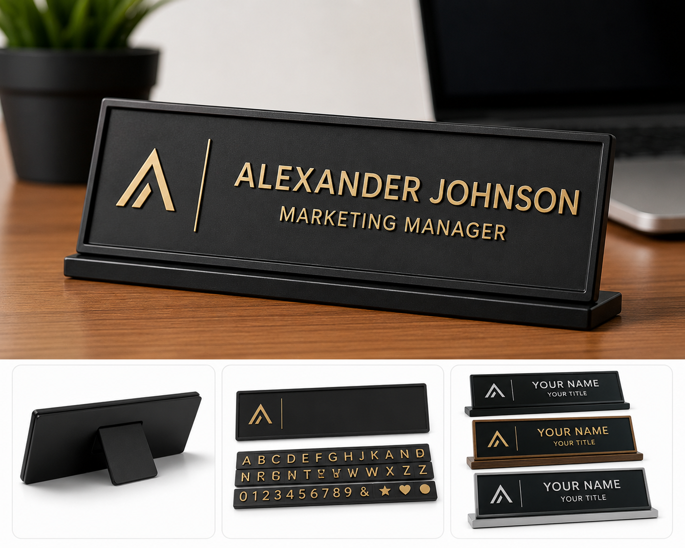 Custom Desk Name Plate - main product image
