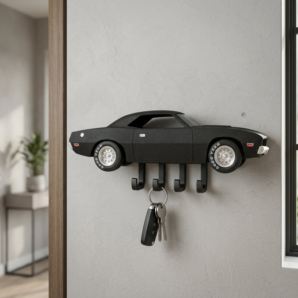 Classic Muscle Car Key Holder - lifestyle image