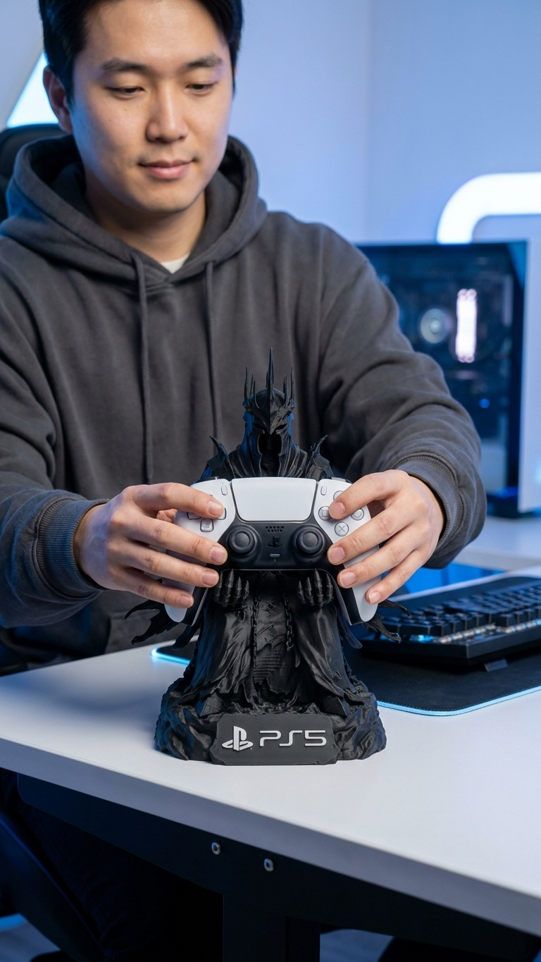 Dark Fantasy PS5 Controller Throne Stand - detail image