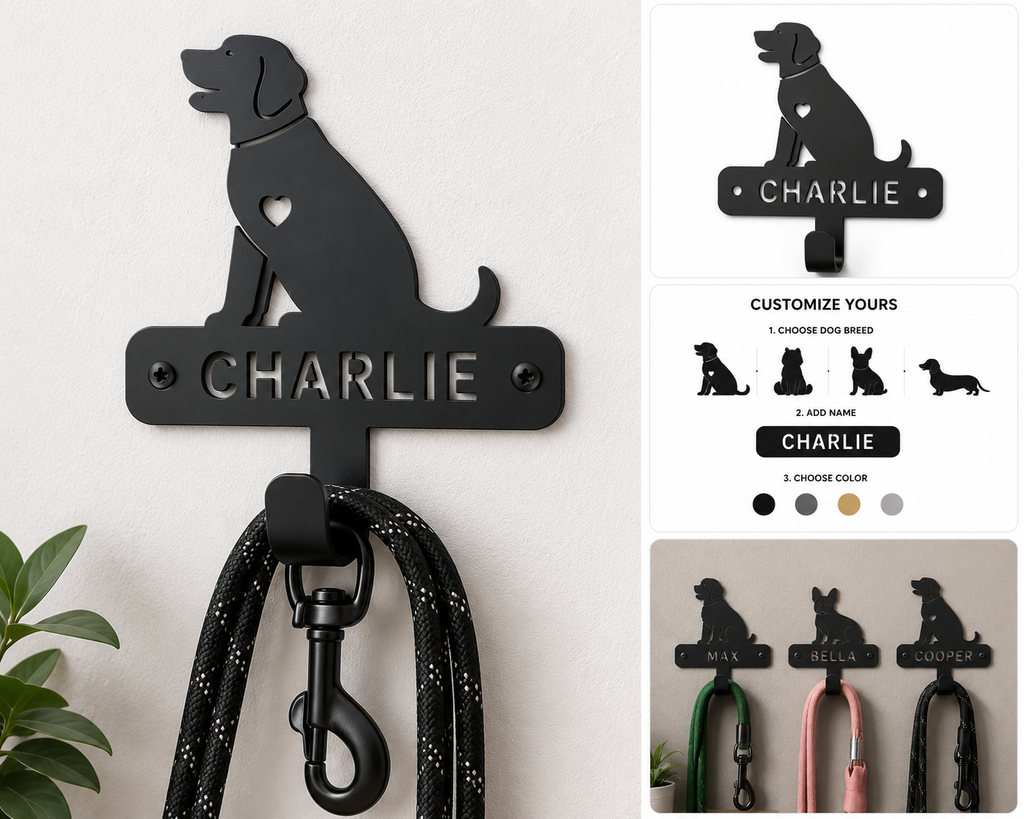 Custom Dog Leash Hook - main product image