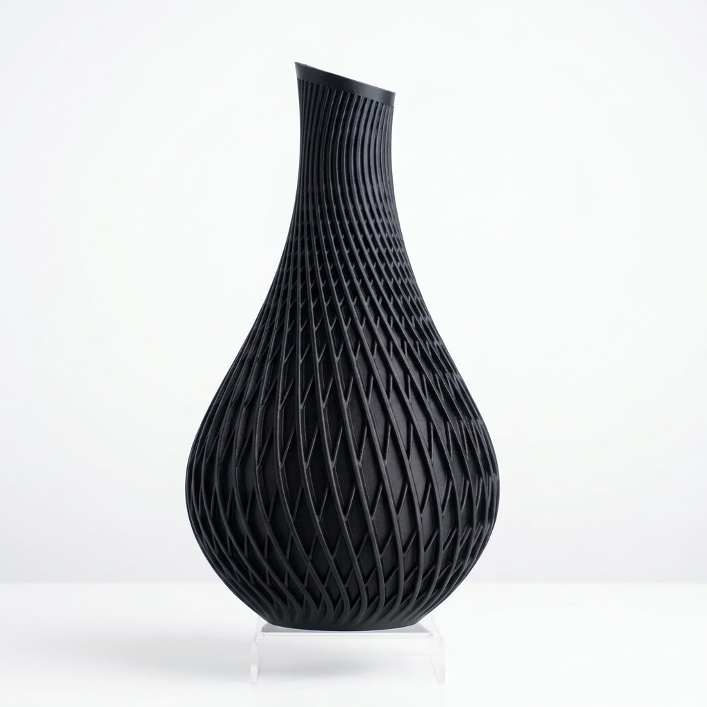 Modern Decorative Spiral Vase - main image