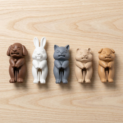 Animal Magnetic Bag Clip Set - angle image