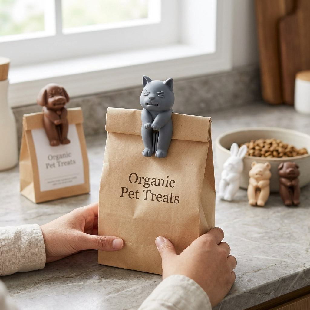 Animal Magnetic Bag Clip Set - lifestyle image