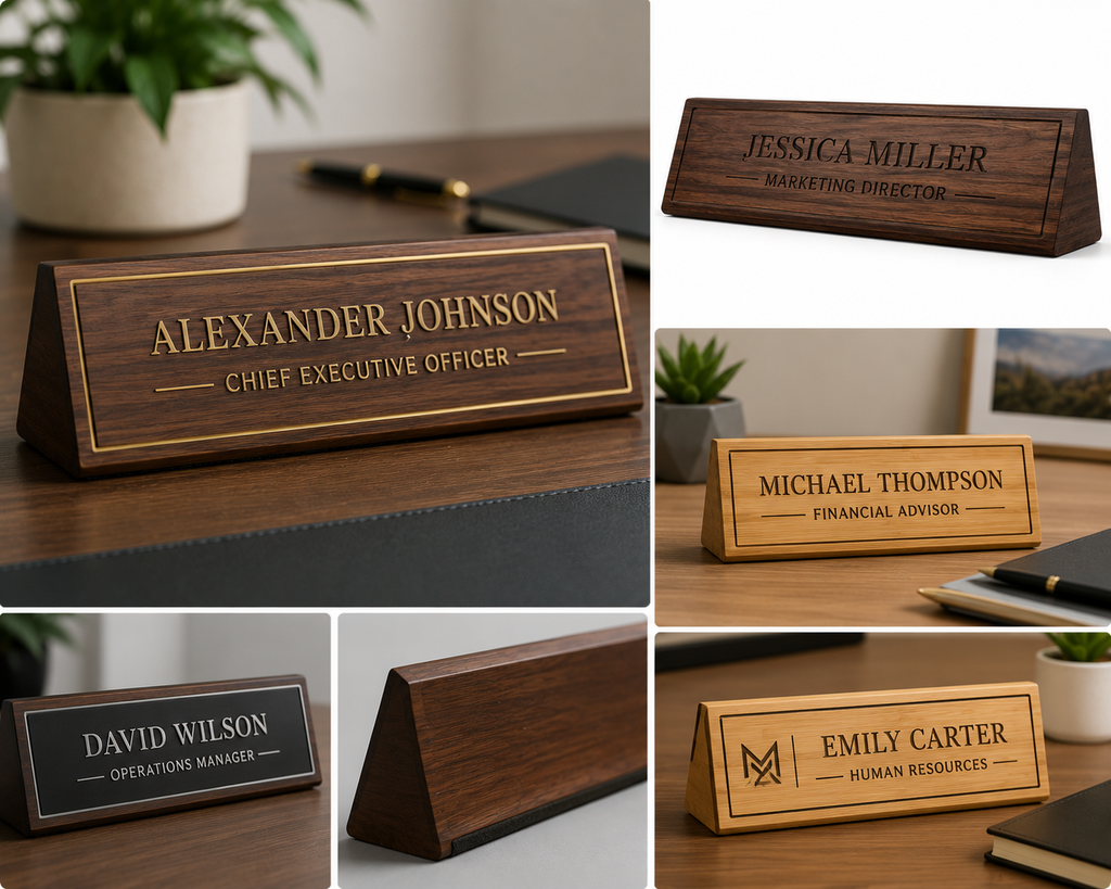 Business Desk Name Plate - main product image