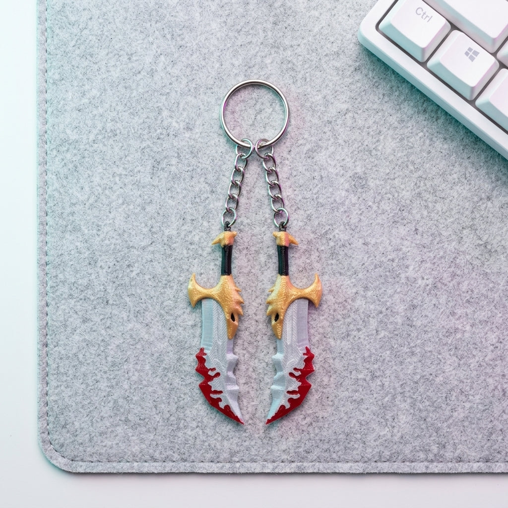Fantasy Blade Keychain Set - angle image