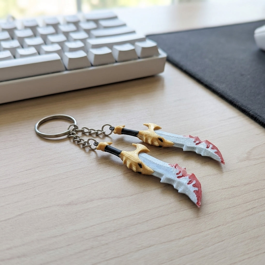 Fantasy Blade Keychain Set - lifestyle image